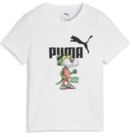 Tricou pentru copii Puma Super Graphic Puma White, s.110