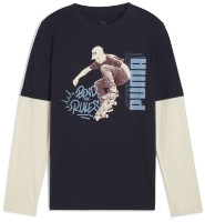 Детская толстовка Puma Mid90S Layered New Navy, s.140