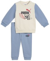 Costum sportiv pentru copii Puma Minicats Little Runners Crew Set Tr Inf Alpine Snow, s.74