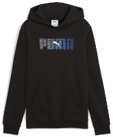 Детская толстовка Puma Ess Logo Lab Fl B Puma Black, s.140