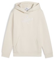 Детская толстовка Puma Ess Script Fl G Alpine Snow, s.176
