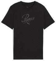 Детская футболка Puma Ess Script Puma Black, s.140