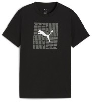 Tricou pentru copii Puma Graphic Box Puma Black, s.176