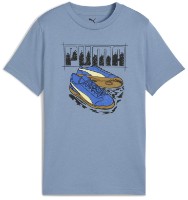 Tricou pentru copii Puma Graphic Sneakers Cool Blue, s.164