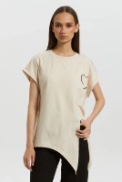 Tricou de dame Bumbacel WT3884_0105_XS5 Cream, s.XS