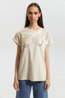 Tricou de dame Bumbacel WT4098_0105-A3_S5 Cream, s.L