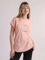Женская футболка Bumbacel WT4113_0809B3_M6 Pink, s.XXXXL