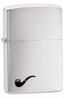 Brichetă Zippo 200 PL Brushed Chrome Pipe lighter Silver