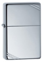 Brichetă Zippo 260 Classic Vintage High Polish Chrome w/ Slashes