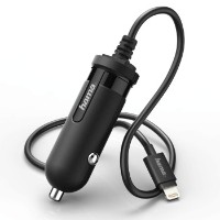 Автомобильная зарядка Hama Easy Car Charger for Apple iPhone/iPod Black (139634)
