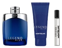 Парфюмерный набор для него Montblanc Legend Blue EDP 100ml + EDP 7.5ml + Shower Gel 100ml