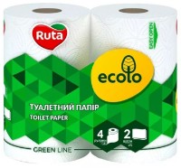 Туалетная бумага Ruta Ecolo 2 plies 4 rolls