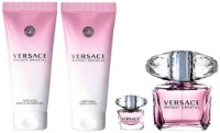 Парфюмерный набор для неё Versace Bright Crystal EDT 90ml + EDT 5ml + Shower Gel 100ml + Body Lotion 100ml