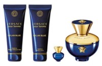 Парфюмерный набор для неё Versace Dylan Blue Femme EDP 100ml + EDP 5ml + Shower Gel 100ml + Body Lotion 100ml