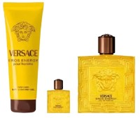 Парфюмерный набор для него Versace Eros Energy EDP 10ml + EDP 5ml + Shower Gel 100ml