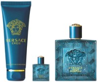 Парфюмерный набор для него Versace Eros Parfum 100ml + EDP 5ml + Shower Gel 150ml