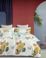 Lenjerie de pat O’llessya New Style De Luxe 200x220cm Galben/Verde/Gri/Orange (V-130/30)