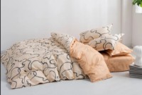 Lenjerie de pat O’llessya New Style New Style 200x220cm Bej/Negru (V-85/12)