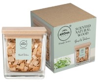 Difuzor de aromă Aroma Home Wooden Chips Basil Verbena 70gl