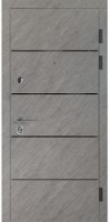 Входная дверь Булат В-81 559/191 Stone Cut/White Matte Smooth 850mm Right