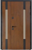 Входная дверь Булат Термо House 706/431 Oak Bronze/White Satin Street 1200mm Right