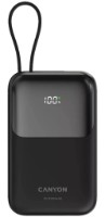 Acumulator extern Canyon OnPower 101 Built-in Cable 10000mAh Black (CNS-CPB101BK)