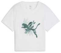 Tricou de dame Puma Green Terrains Fashion Graphic Puma White, s.S