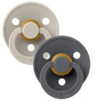 Suzeta BIBS Colour 2 Pack - Sand/Iron 0+ months (110381)