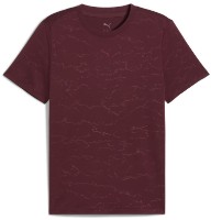 Tricou bărbătesc Puma M Cloudspun Emboss Ruby Shimmer, s.XXL