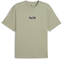 Мужская футболка Puma Ess Logo Lab Relaxed Execution Lux Army, s.M