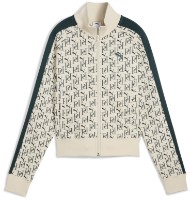 Jachetă damă Puma T7 All-Over Print Alpine Snow, s.L