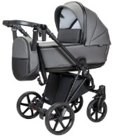 Carucior Angelina Enigma Eco Leather Grey Ecco-11 2in1 (AN.222198)