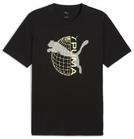 Tricou bărbătesc Puma Pumatech Graphic Puma Black, s.XL