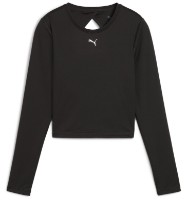 Hanorac damă Puma Long Sleeve Puma Black, s.M