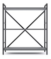 Стеллаж Nex Home Loft 900x800x400mm Anthracite/Anthracite (NX-00000170)