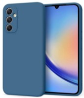 Чехол Helmet Liquid Silicone Samsung A34 Blue (HMTCLSSA34BL)