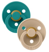 Пустышка BIBS Colour 2 Pack - Scuba/Taupe 0+ months (110453)