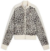 Женская олимпийка Puma T7 Leo Luxe Aop Short Track Jacket Alpine Snow/Ice Coffee, s.S