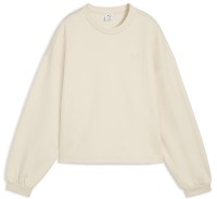 Hanorac damă Puma Wardrobe Ess Oversized Crew Alpine Snow, s.L