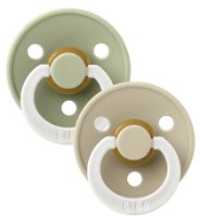 Пустышка BIBS Colour Glow 2 Pack - Sage/Vanilla 6+ months (120409)