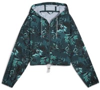 Jachetă de damă Puma W Green Terrains Woven Jacket - Aop Green Terrain, s.S