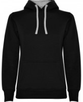 Hanorac damă Roly Urban Woman 1068 Black/Heather Grey, s.M