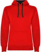 Hanorac damă Roly Urban Woman 1068 Red/Black, s.M