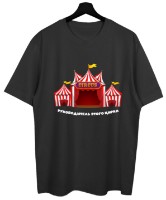 Tricou bărbătesc Soling Circ Black, s.M (Print-11122)