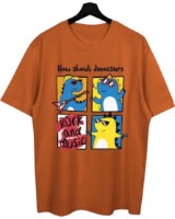 Tricou bărbătesc Soling Dinosaurus Brown, s.XS (Print-t123)