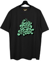 Tricou bărbătesc Soling Enjoy Every Moment Black, s.M (Print-1532)