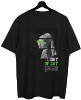 Мужская футболка Soling Light of art Black, s.L (Print-817)