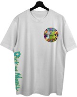Tricou bărbătesc Soling Rick and Morty White, s.L (Print-819)