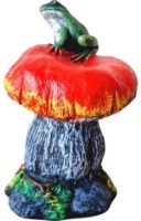 Садовая фигура Axentia Лягушонок на грибе (615529)