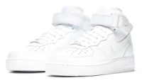 Ботинки женские Nike Wmns Air Force 1 07 Mid Triple White, s.37.5